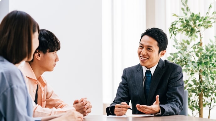 メガシティタワーズの専属の営業担当体制